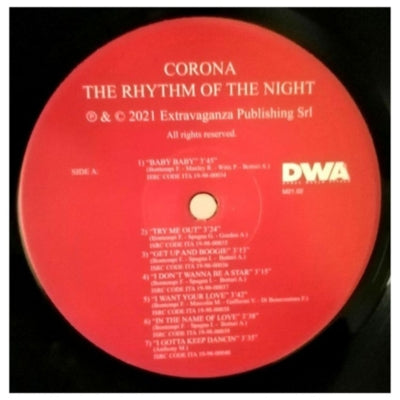 CORONA - RHYTHM OF THE NIGHT | VINILO