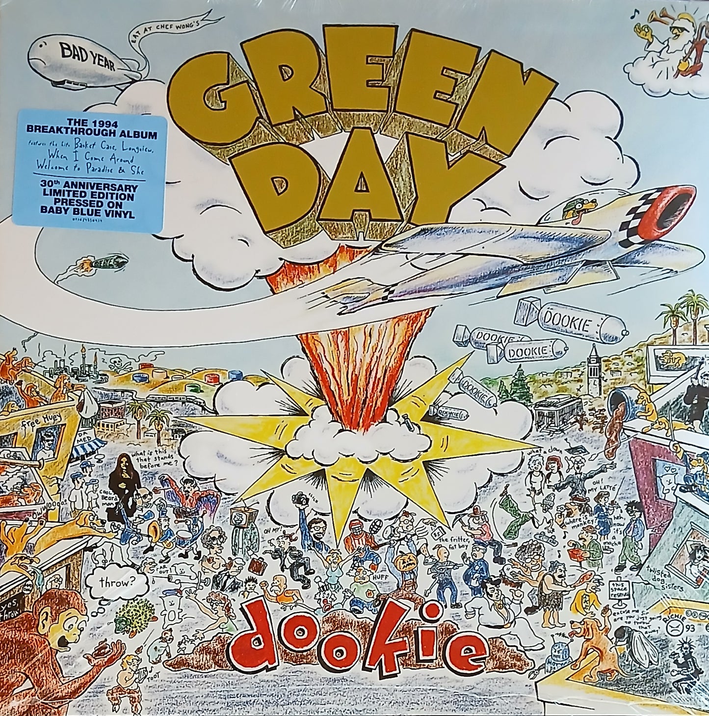 GREENDAY - DOOKIE (3OTH ANNIVERSARY ) (BLUE VINYL) | VINILO