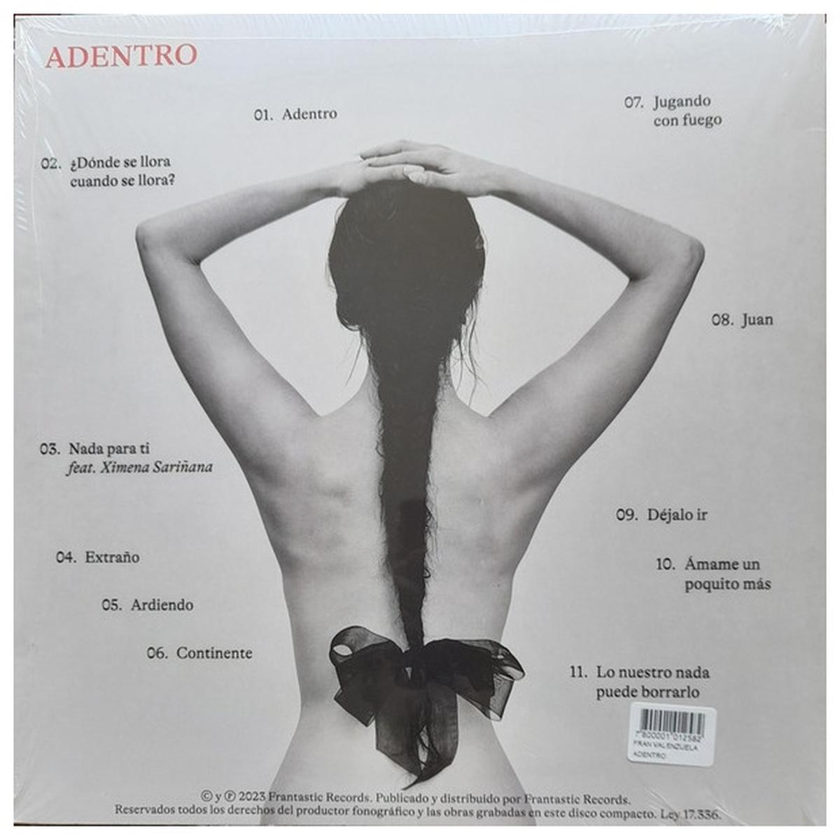FRANCISCA VALENZUELA - ADENTRO (DELUXE EDITION) | VINILO