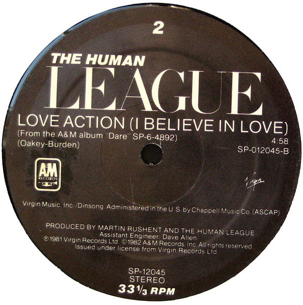 HUMAN LEAGUE - DON'T YOU WANT ME | 12" MAXI SINGLE USADO