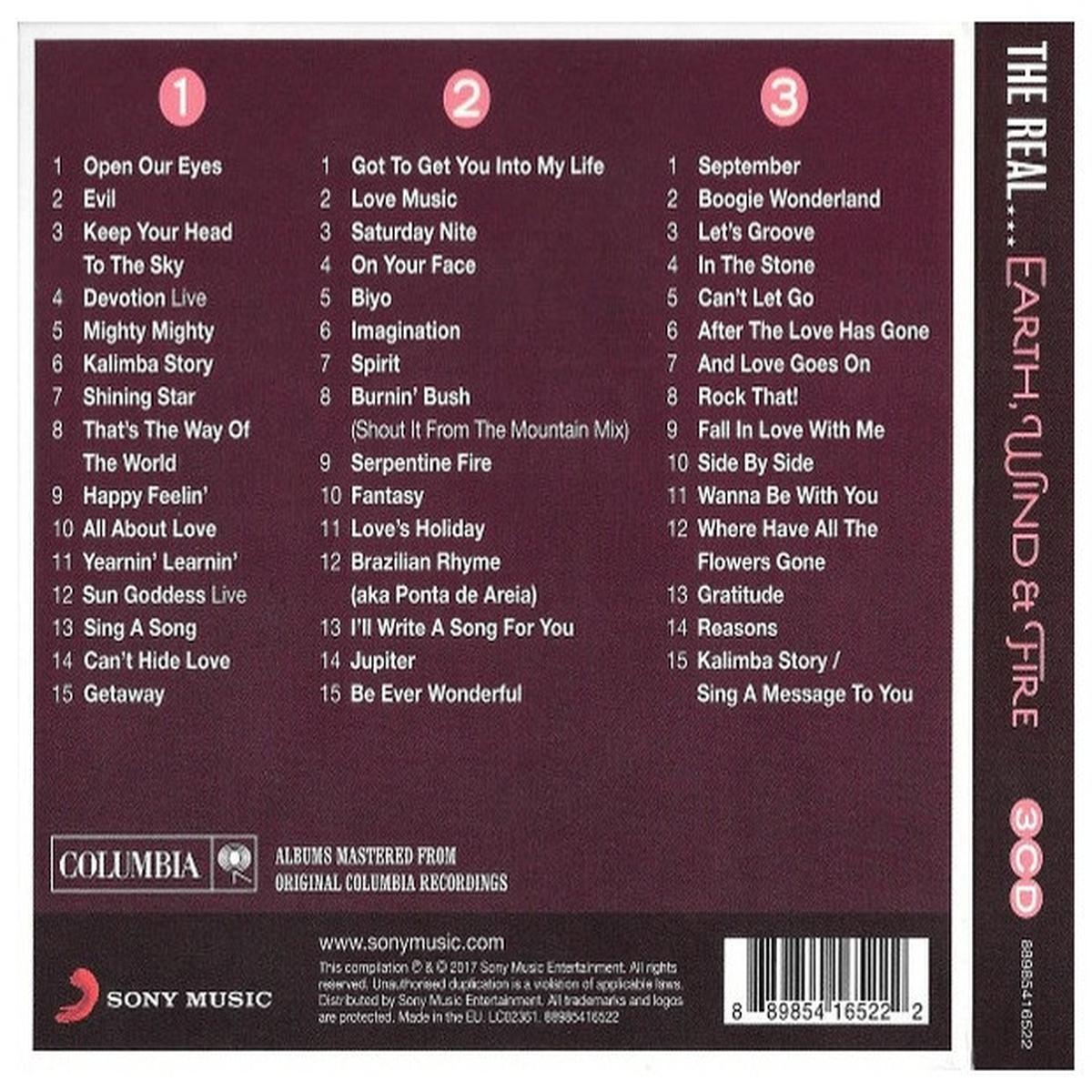 EARTH, WIND & FIRE - THE REAL EARTH, WIND & FIRE (3CD) | CD