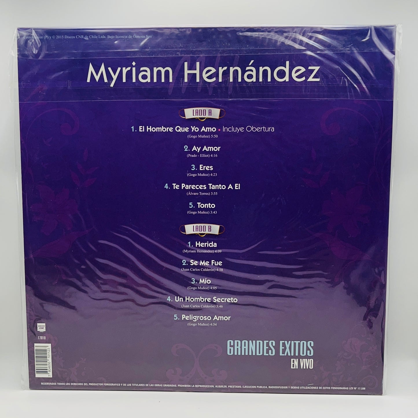 MYRIAM HERNANDEZ - GRANDES EXITOS EN VIVO | VINILO