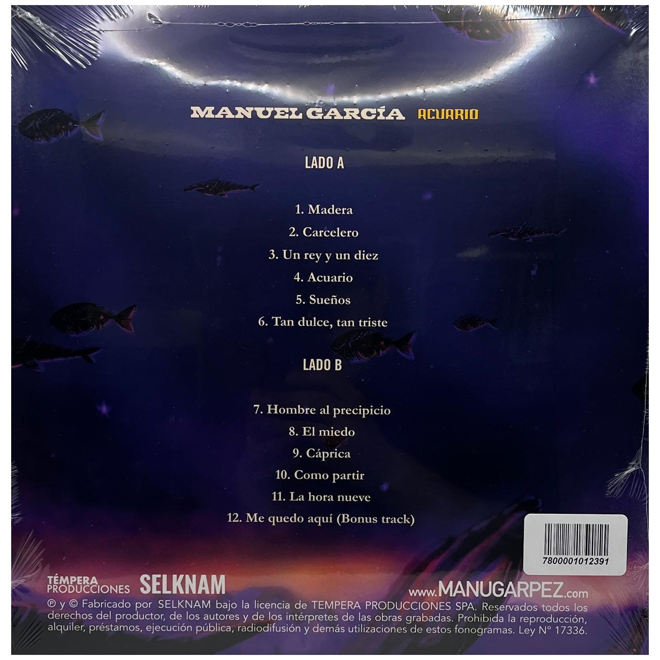 MANUEL GARCIA - ACUARIO (10 AÑOS EDITION) | VINILO