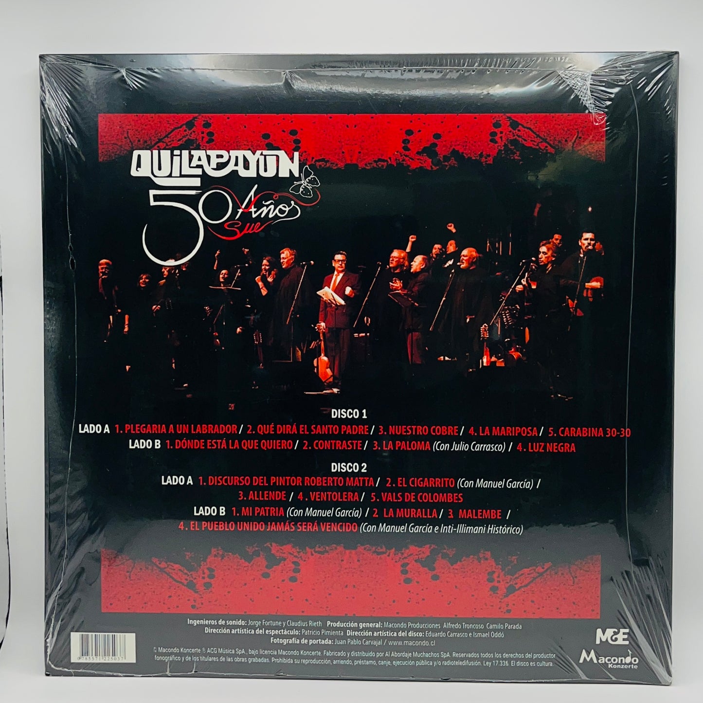 QUILAPAYUN - 50 AÑOS (2LP)| VINILO