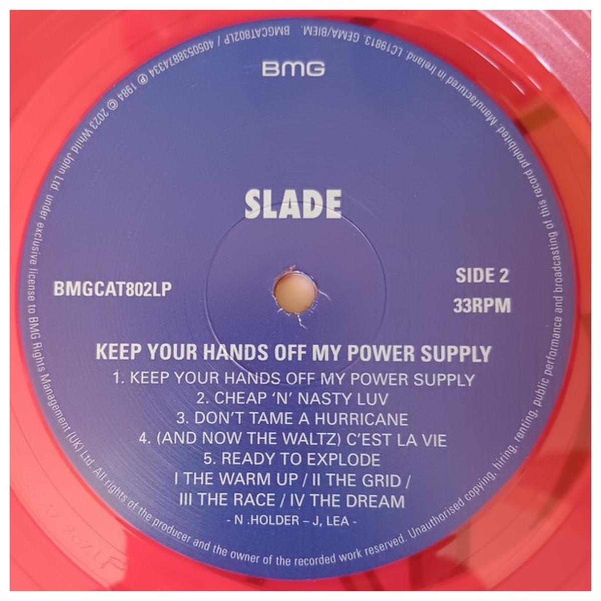 SLADE - KEEP YOUR HANDS OFF MY POWER SUPPLY (RSD)(RED VINYL) | VINILO