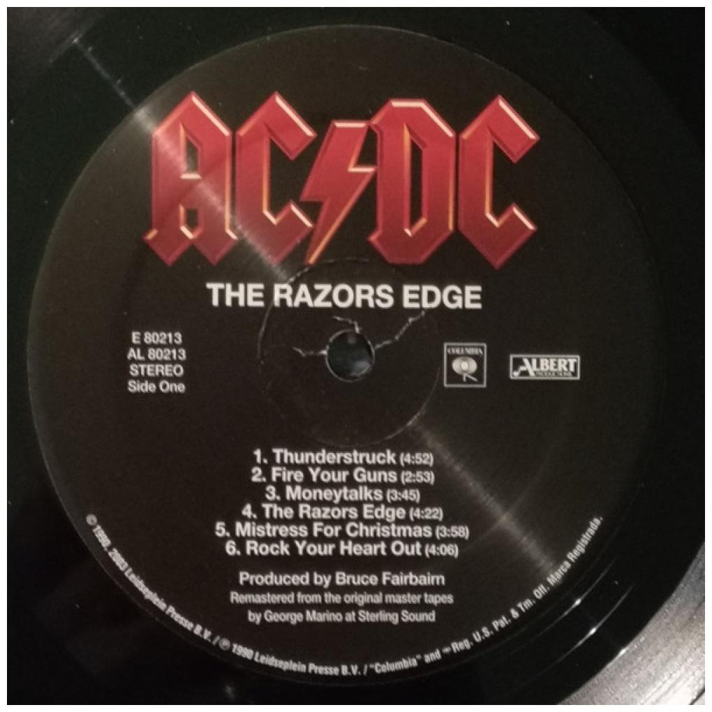 AC DC - THE RAZORS EDGE | VINILO