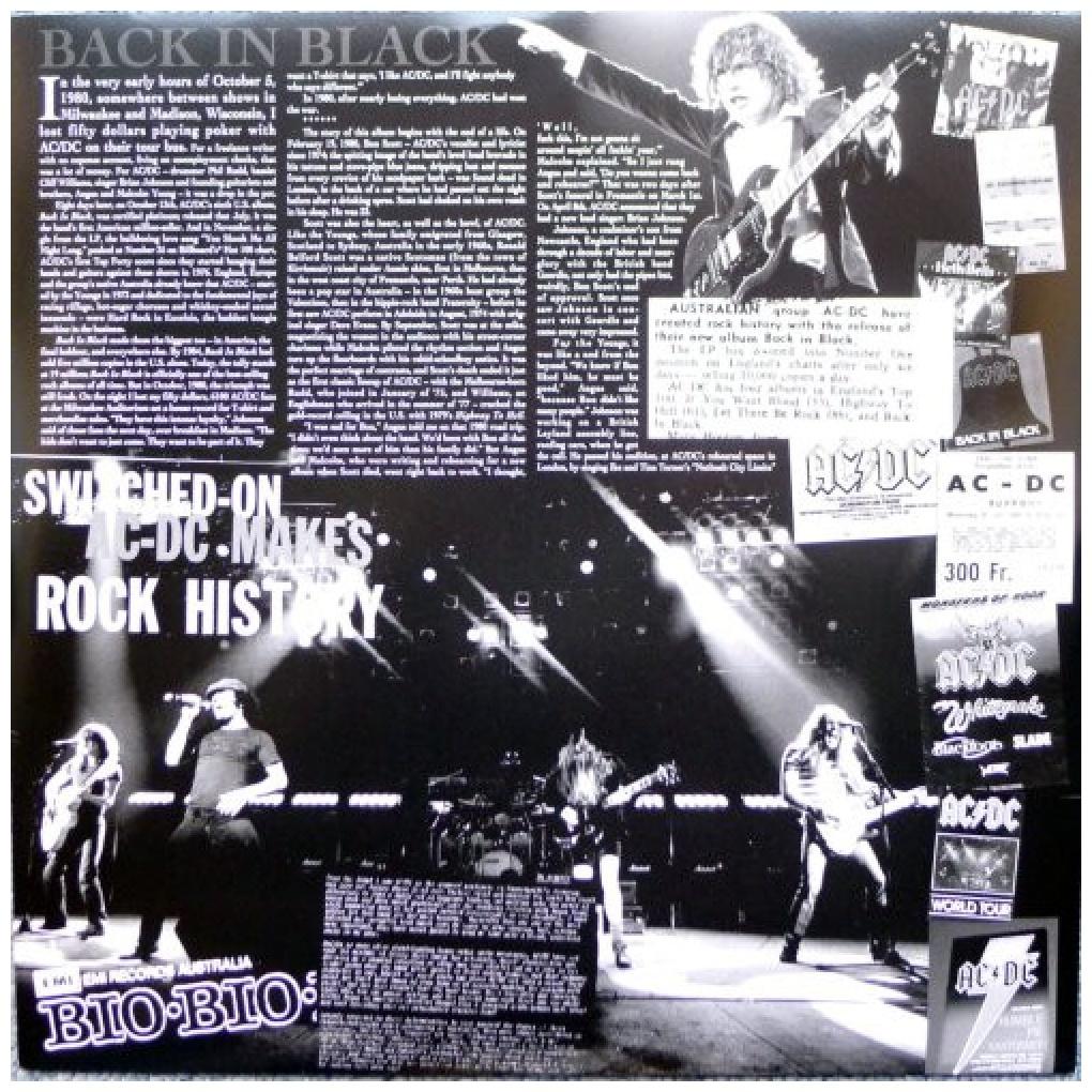 AC DC - BACK IN BLACK | VINILO