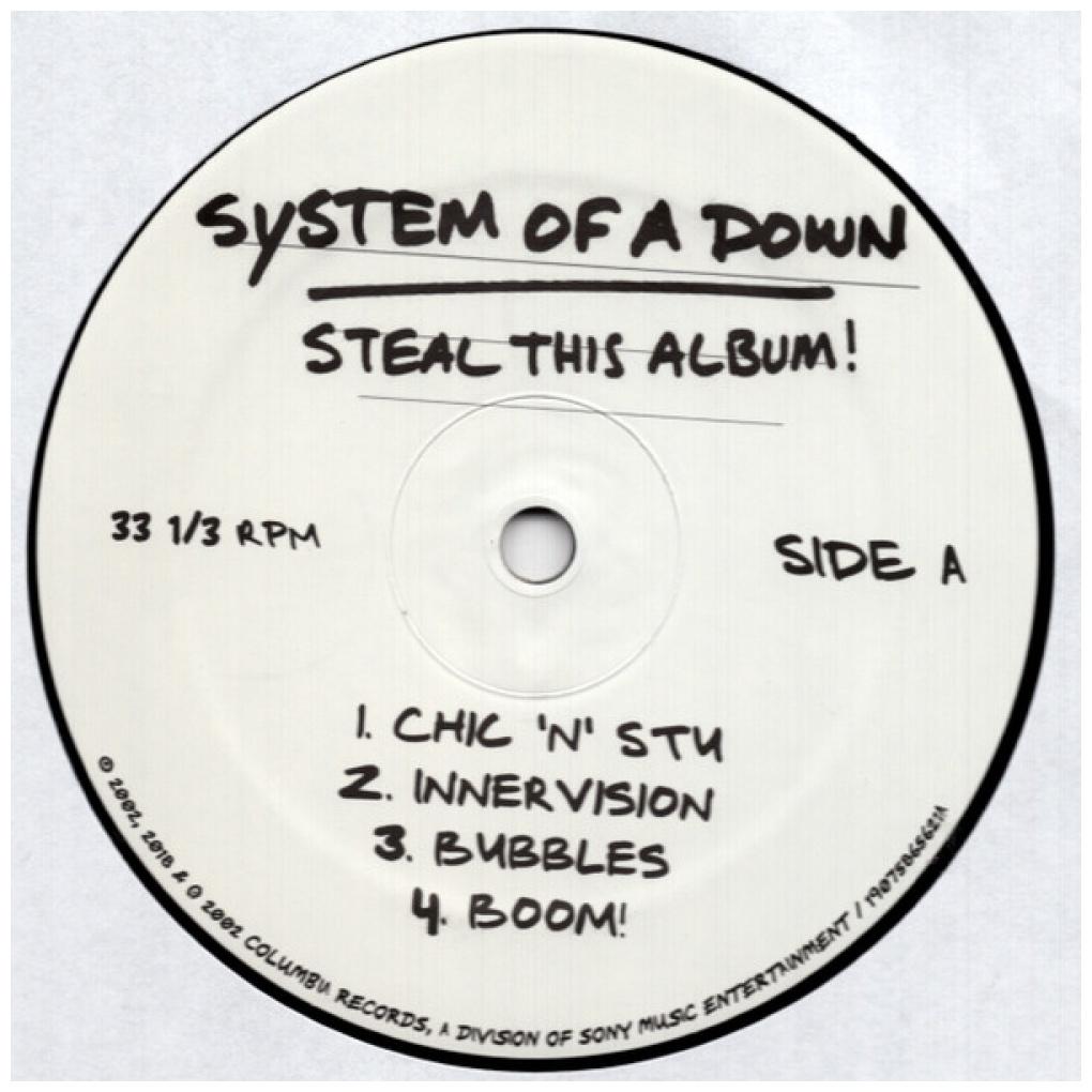 SYSTEM OF A DOWN - STEAL THIS ALBUM (2LP) | VINILO