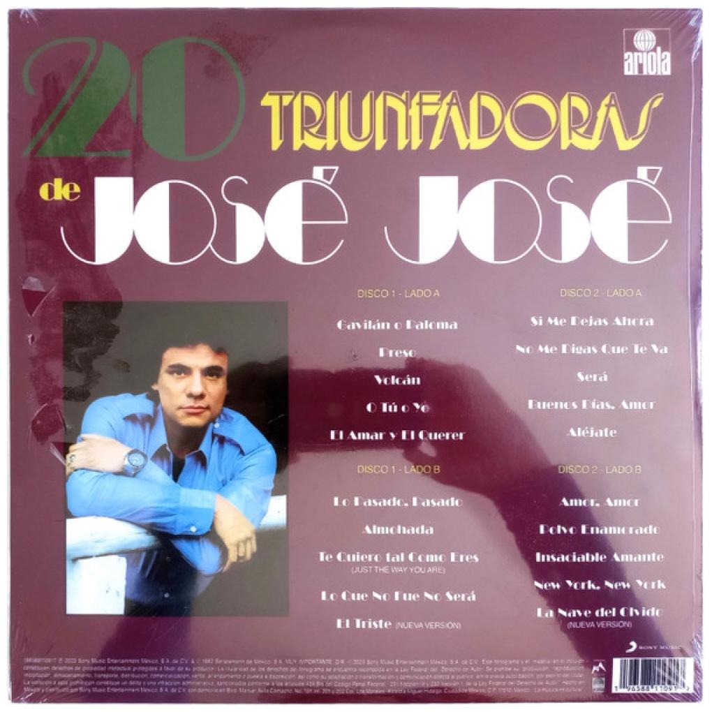 JOSE JOSE - 20 TRIUNFADORAS (2LP) | VINILO