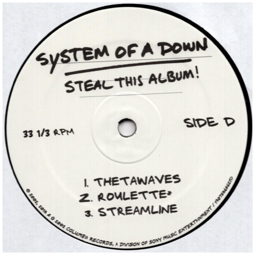 SYSTEM OF A DOWN - STEAL THIS ALBUM (2LP) | VINILO