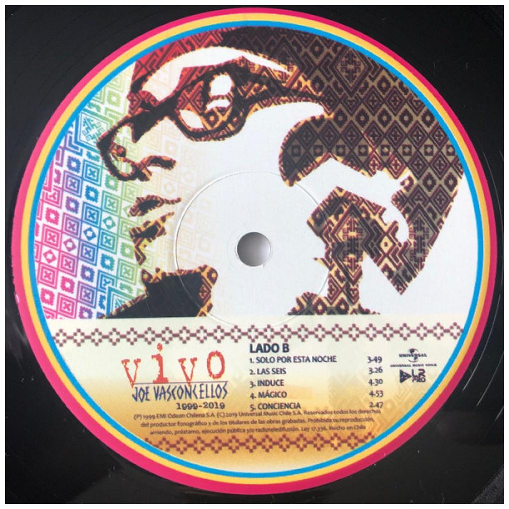 JOE VASCONCELLOS - VIVO 1999-2019 (2LP) | VINILO