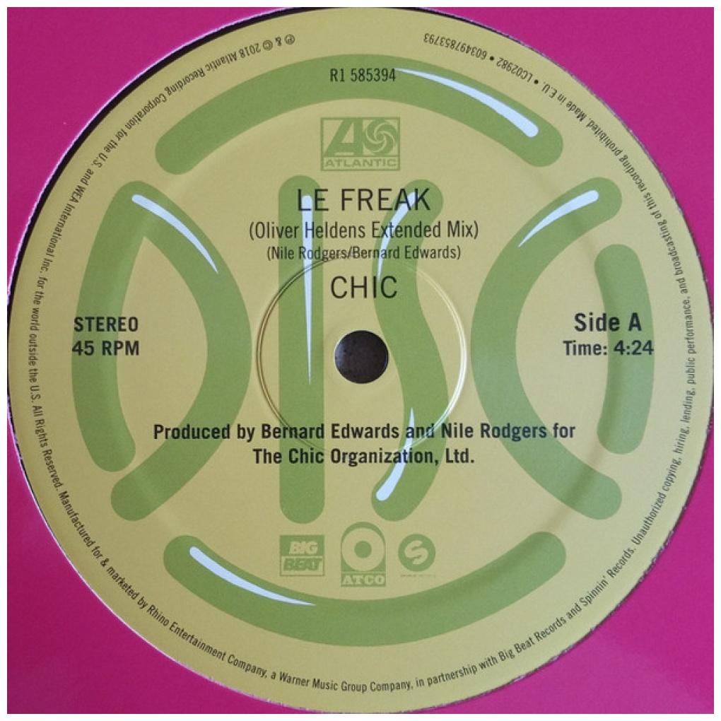 CHIC - LE FREAK (12" MAXI SINGLE) | VDE-NUEVO/SELLADO