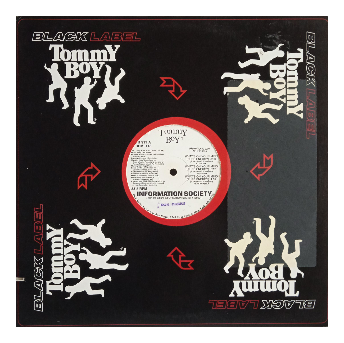 INFORMATION SOCIETY - WHAT'S ON YOUR MIND | 12" MAXI SINGLE USADO