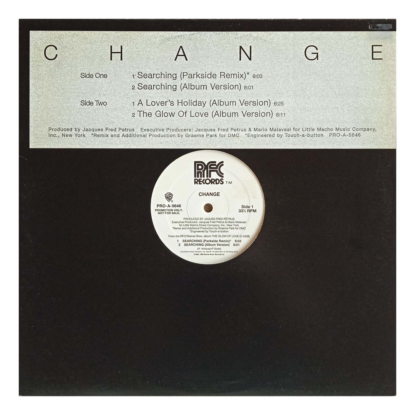 CHANGE - A LOVER'S HOLIDAY/SEARCHING | 12" MAXI SINGLE USADO