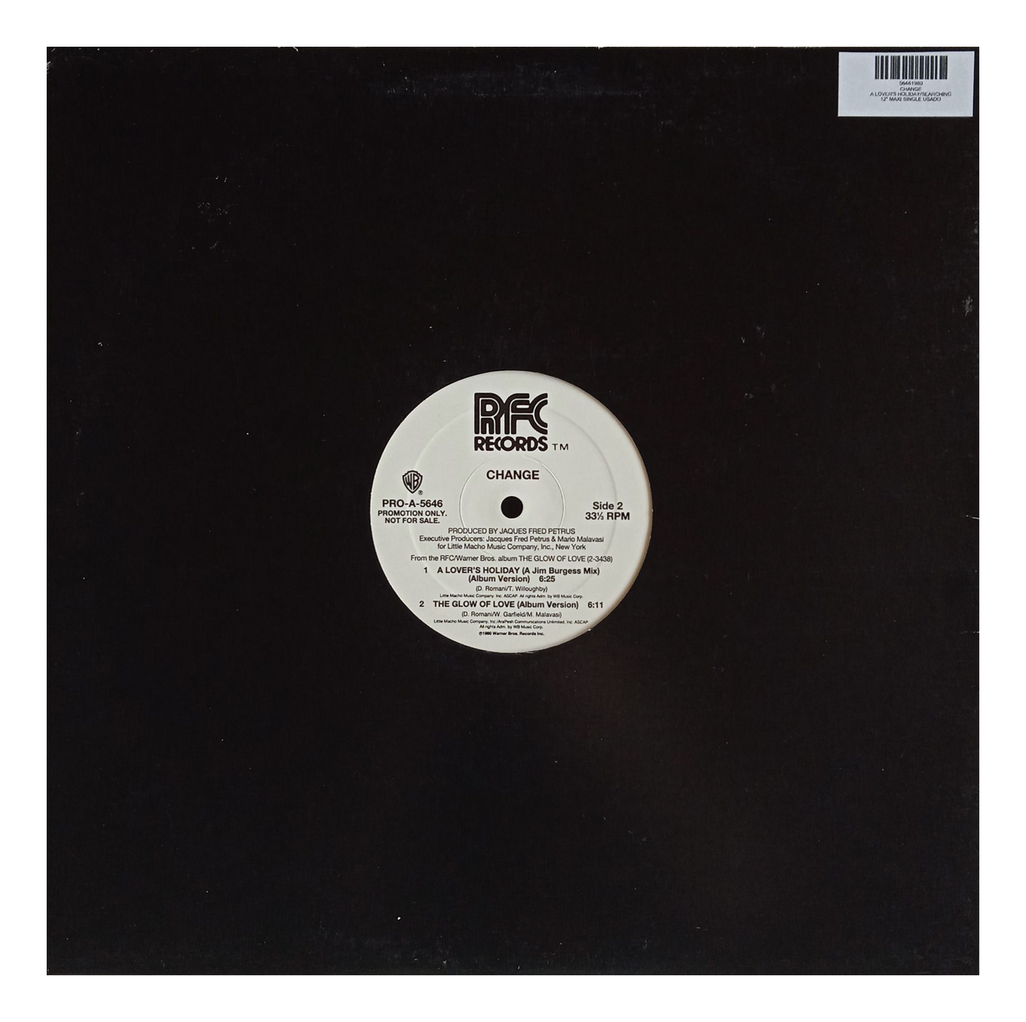 CHANGE - A LOVER'S HOLIDAY/SEARCHING | 12" MAXI SINGLE USADO