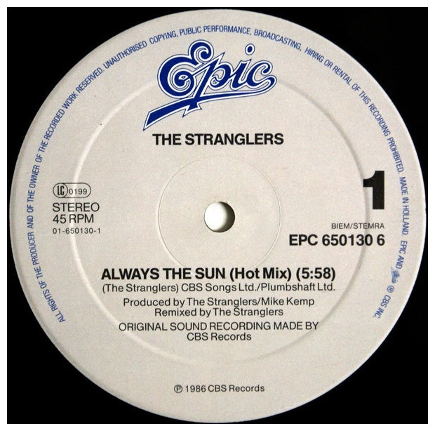 STRANGLERS - ALWAYS THE SUN | 12'' MAXI SINGLE USADO
