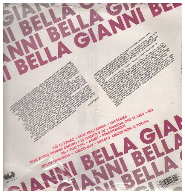 GIANNI BELLA - GIANNI BELLA | VINILO USADO