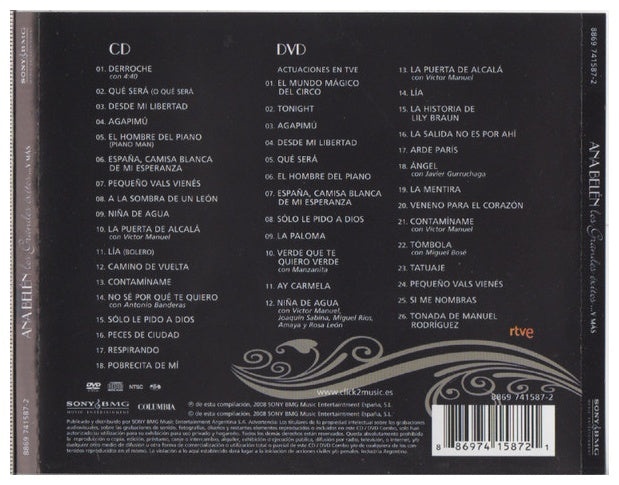 ANA BELEN - LOS GRANDES EXITOS.. Y MAS (CD+DVD) | CD