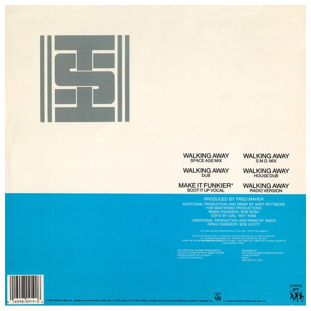 INFORMATION SOCIETY - WALKING AWAY | 12" MAXI SINGLE USADO
