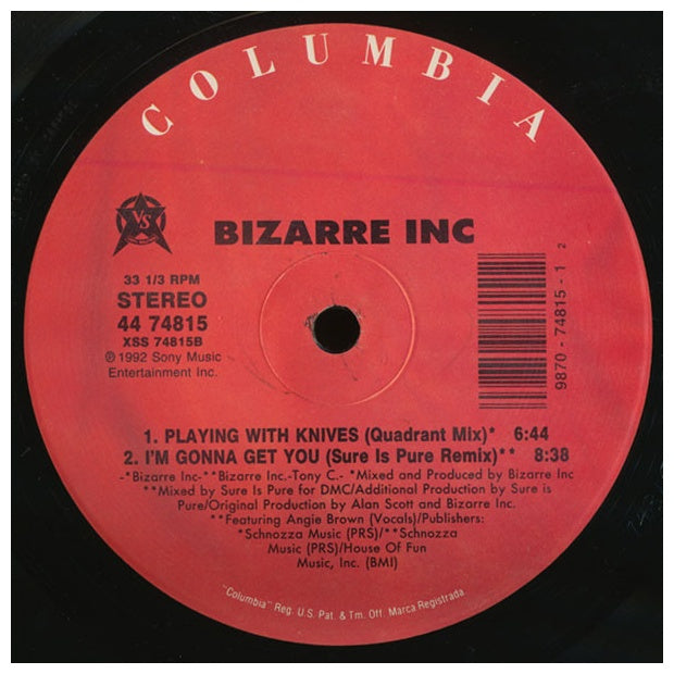 BIZARRE INC - I'M GONNA GET YOU | 12" MAXI SINGLE USADO