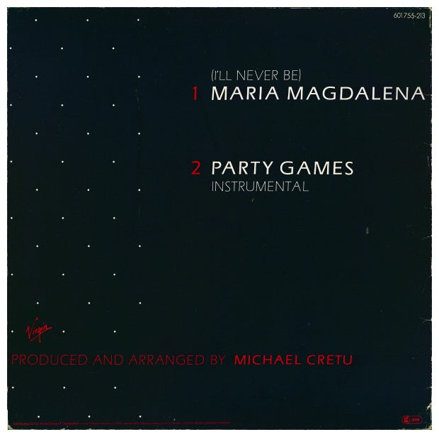 SANDRA - (I'LL NEVER BE) MARIA MAGDALENA | 12" MAXI SINGLE USADO