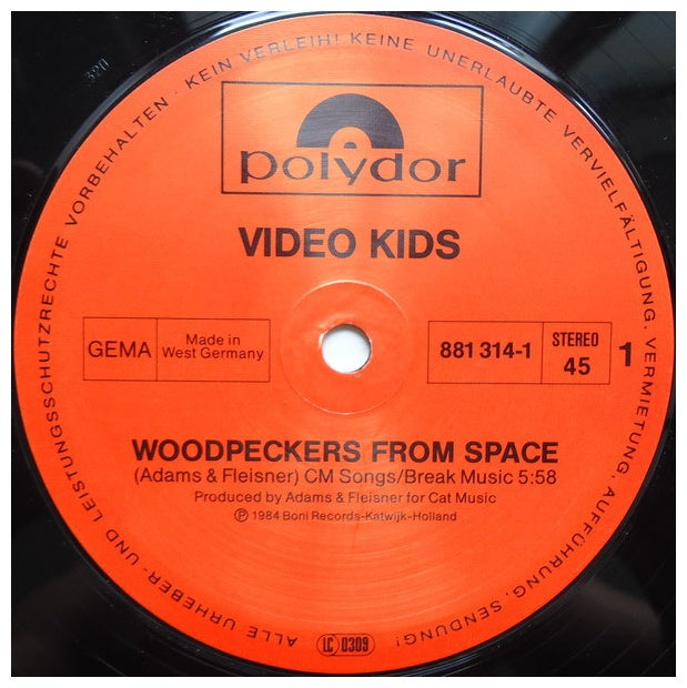 VIDEO KIDS - WOODPECKERS FROM SPACE | 12" MAXI SINGLE USADO