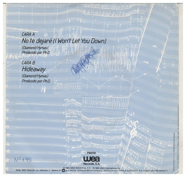 PH.D. - I WON'T LET YOU DOWN | 7" SINGLE VINILO USADO
