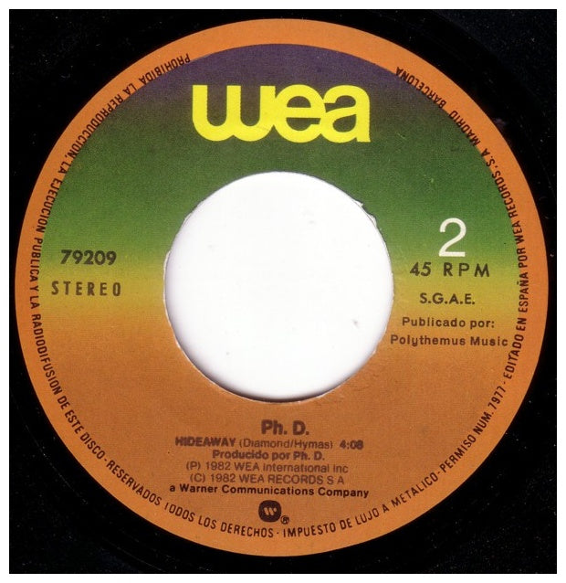 PH.D. - I WON'T LET YOU DOWN | 7" SINGLE VINILO USADO