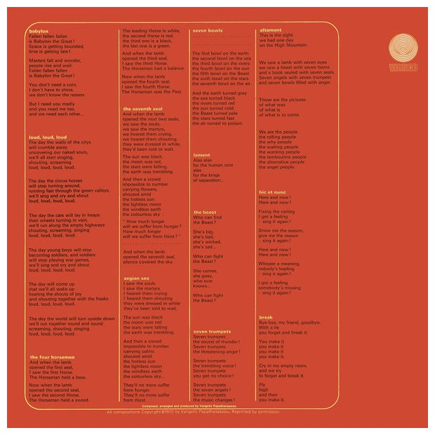 APHRODITE'S CHILD - 666 (2LP) | VINILO USADO