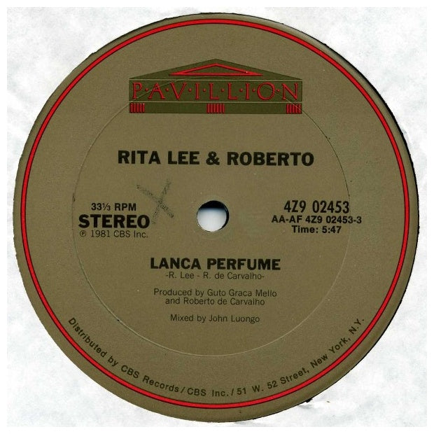 RITA LEE - LANCA PERFUME | 12" MAXI SINGLE USADO