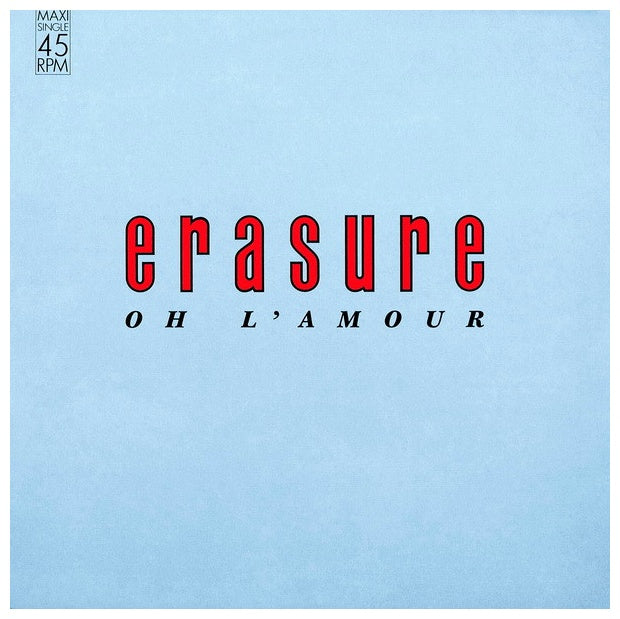 ERASURE - OH L'AMOUR | 12" MAXI SINGLE USADO