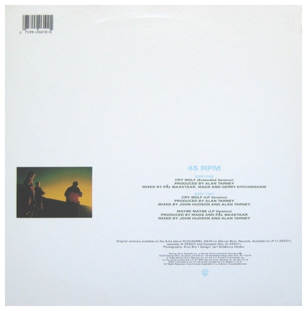 A-HA - CRY WOLF | 12" MAXI SINGLE USADO
