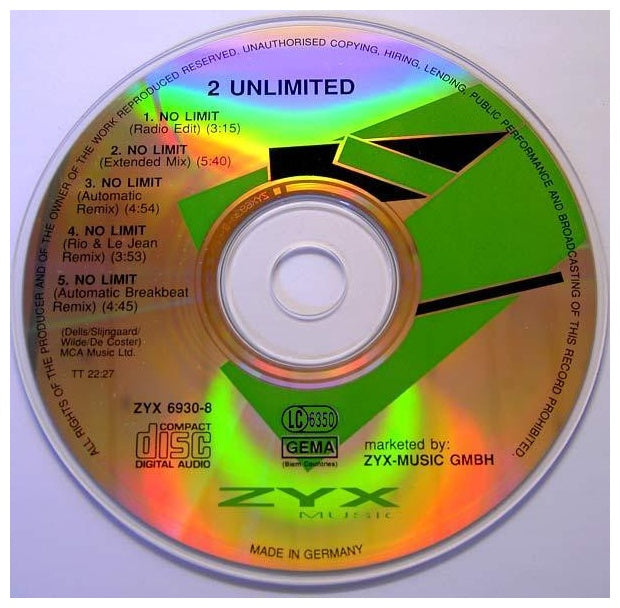 2 UNLIMITED - NO LIMIT | CD SINGLE USADO