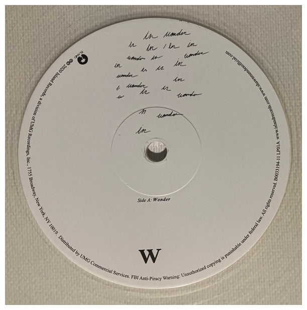 SHAWN MENDES - WONDER (WHITE TRANSPARENT) | 12'' MAXI SINGLE USADO