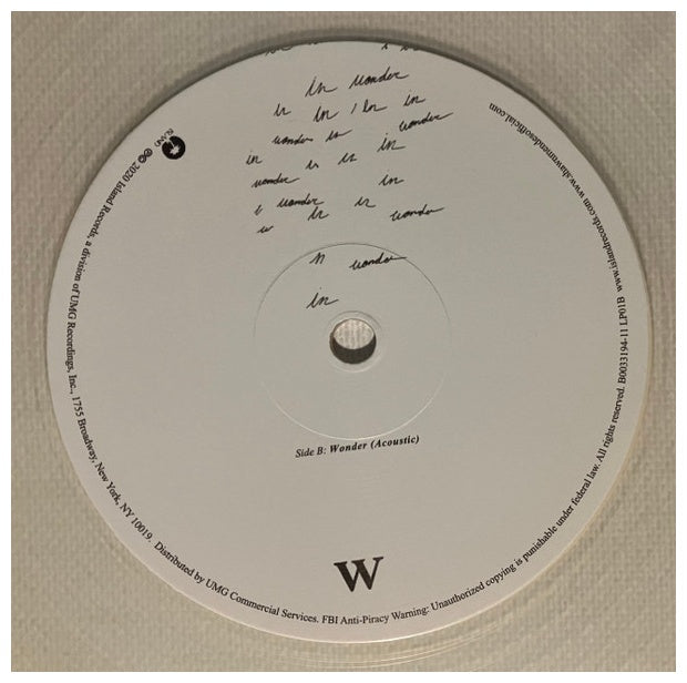 SHAWN MENDES - WONDER (WHITE TRANSPARENT) | 12'' MAXI SINGLE USADO