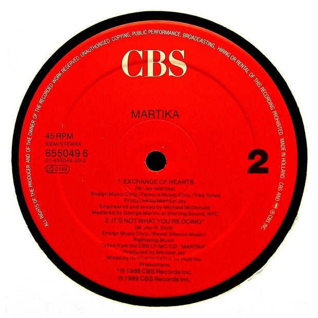MARTIKA - TOY SOLDIERS | 12'' MAXI SINGLE USADO