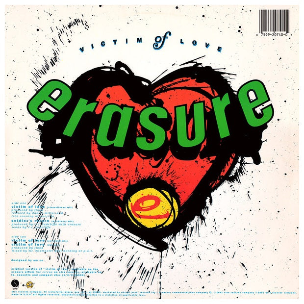 ERASURE - VICTIMS OF LOVE | 12" MAXI SINGLE USADO