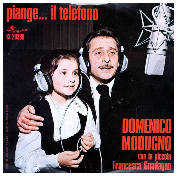 DOMENICO MODUGNO - PIANGE…IL TELEFONO | 7" SINGLE VINILO USADO