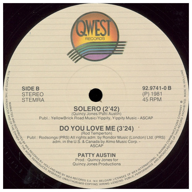 PATTI AUSTIN FT. JAMES INGRAM - BABY, COME TO ME | 12" MAXI SINGLE USADO