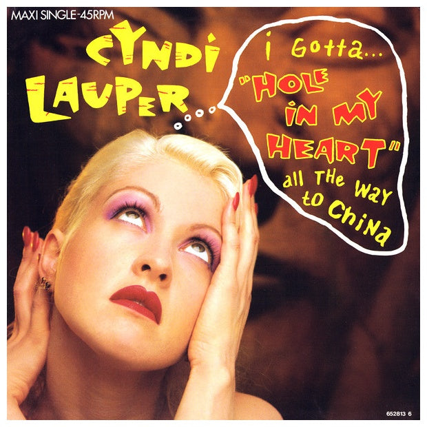 CYNDI LAUPER - HOLE IN MY HEART (ALL THE WAY TO CHINA) | 12" MAXI SINGLE USADO