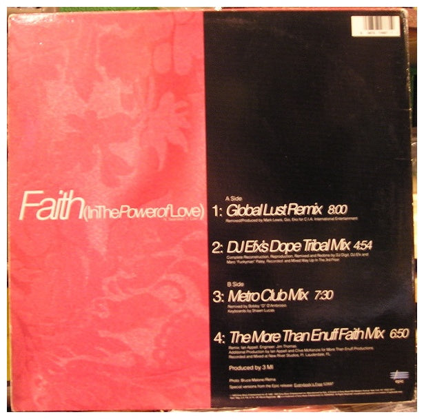 ROZALLA - FAITH (IN THE POWER OF LOVE) | 12'' MAXI SINGLE USADO