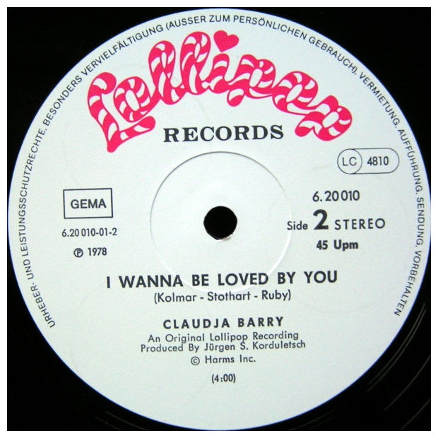 CLAUDJA BARRY - (BOOGIE WOOGIE) DANCIN' SHOES | 12'' MAXI SINGLE USADO
