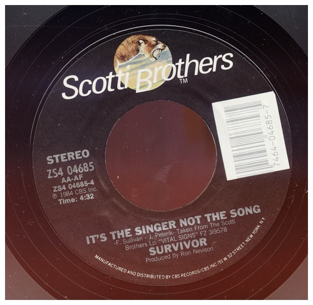 SURVIVOR - HIGH ON YOU | 7" SINGLE USADO