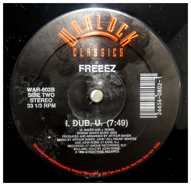 FREEEZ - I.O.U. | 12" MAXI SINGLE USADO