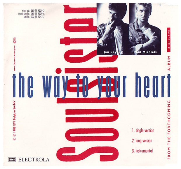 Soulsister - The Way To Your Heart | CD SINGLE USADO