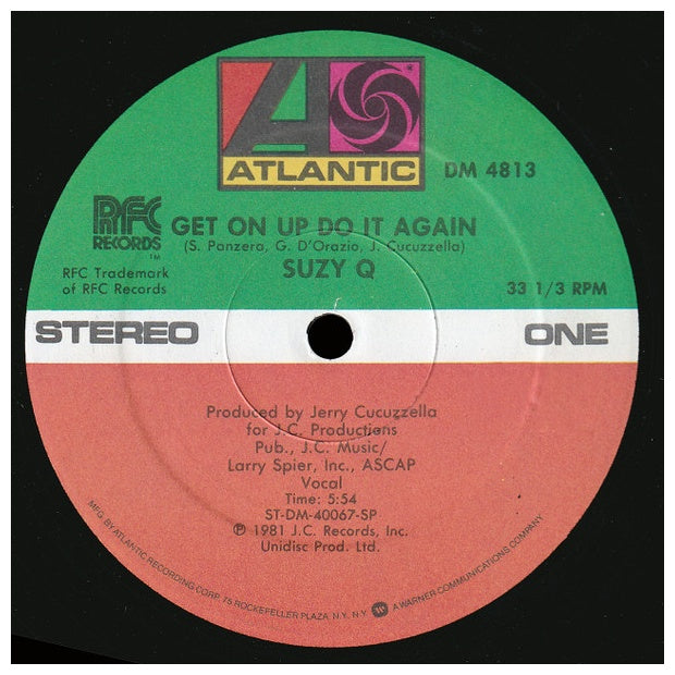 SUZY Q - GET ON UP DO IT AGAIN | 12'' MAXI SINGLE USADO