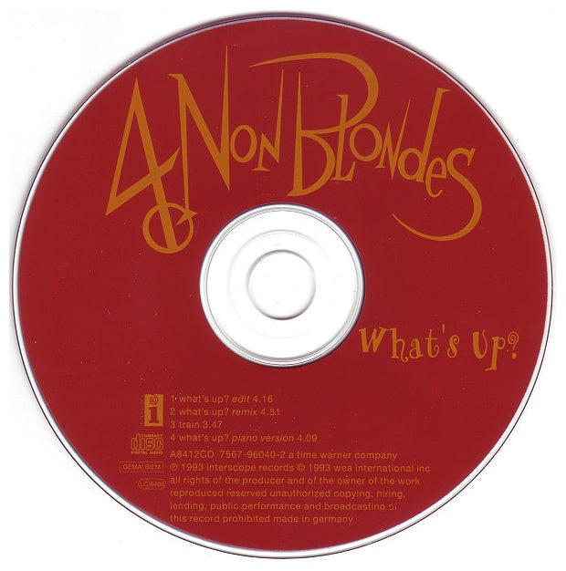 4 NON BLONDES - WHAT'S UP | CD SINGLE USADO