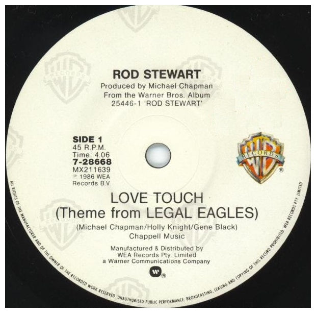 ROD STEWART - LOVE TOUCH | 7" SINGLE USADO