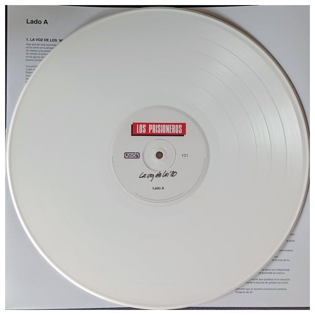 LOS PRISIONEROS - LA VOZ DE LOS 80'S (WHITE VINYL) | VINILO