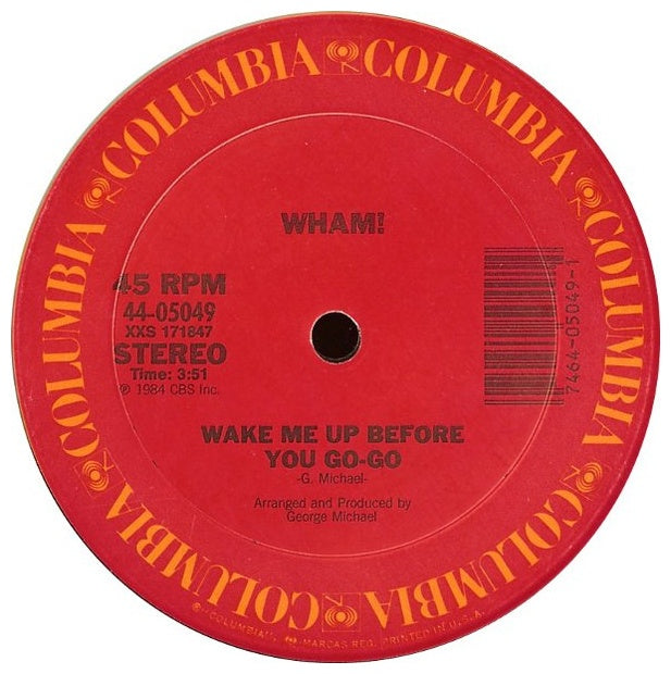 WHAM - WAKE ME UP BEFORE YOU GO-GO | 12" MAXI SINGLE USADO